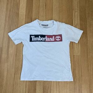 TIMBERLAND Boys White T-Shirt Size S (8)